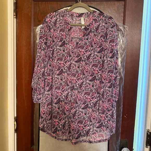 Paisley Print Women's Blouse - Picture 1 of 1